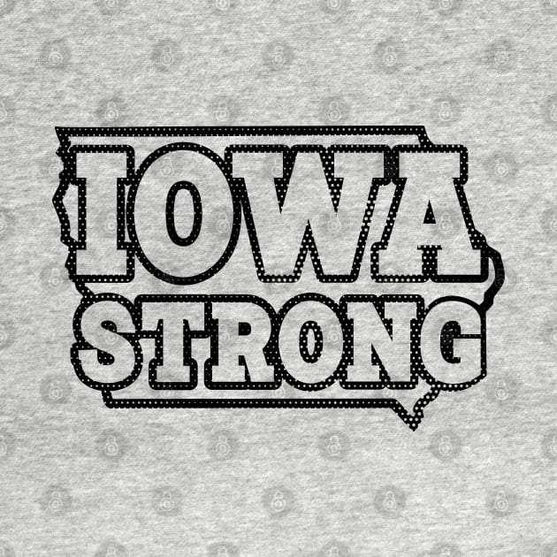 Iowa Strong --- Retro Typography Design by Trendsdk